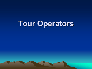 Tour Operators - rwwcoursecontent