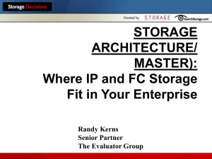 Where IP and FC fit in your enterprise