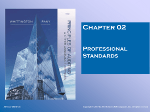 Professional Standards - McGraw Hill Higher Education