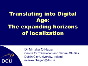 Games Localization - Localisation Research Centre