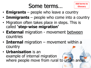 Population Migration