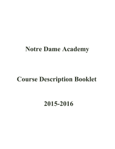 Course Description Book 2015-16