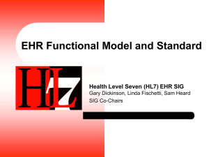 EHR Functional Model and Standard version 10.2