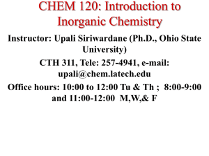 Chapter 4: Structure and properties of ionic and covalent compounds