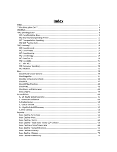 Economy Core UNT 2012 - Open Evidence Archive