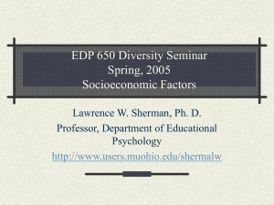 PowerPoint Presentation - EDP 650 Diversity