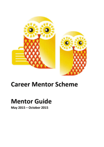 Mentor Guide May 2015 - University of Exeter