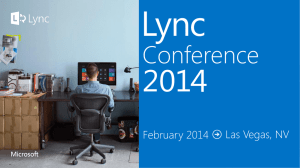 Lync Room SystemDeployment Best Practices