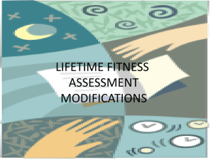 lifetime assessment modifications