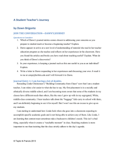 A Student Teacher's Journey