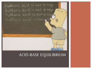 Acids & Bases - MAC