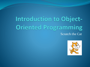 Introduction to Object-Oriented Programming