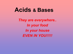Acids & Bases - Fair Lawn Schools