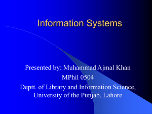 Information Systems