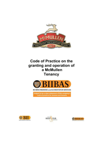 our Code of Practice