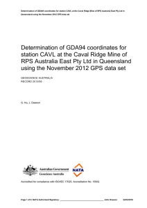 GPS Data - Geoscience Australia