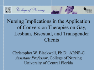 Florida's Ban on Gay Adoption A Cost/Benefit Analysis