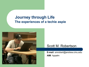 A Technie's Journey through Life