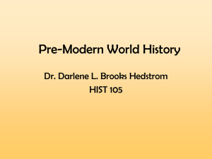 Pre-Modern World History