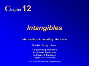 Intangibles - Cengage Learning