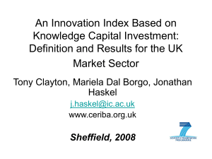 Does Investment in Intangible Assets Explain the UK