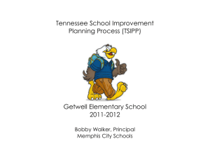 Tennessee School Improvement Plan