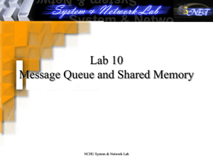Operating System Lab N： Shared Memory