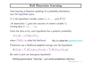 Statistical Learning