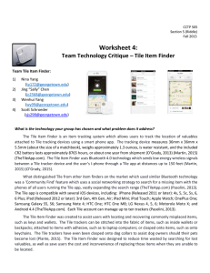 Team Tile Item Finder - Georgetown Digital Commons