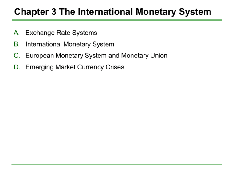 international monetary system research paper