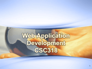 CSC318 Introduction Slide - siti nurbaya ismail