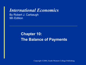 Carbaugh, International Economics 9e, Chapter 11