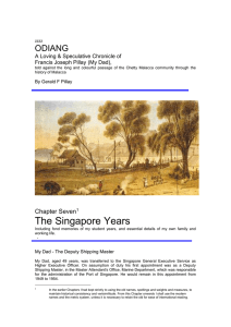 Chapter Seven – The Singapore Years 2ed