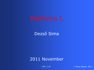 1.1 The notion of platform