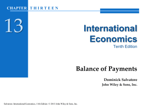 Accounting Balances and the Balance of Payments