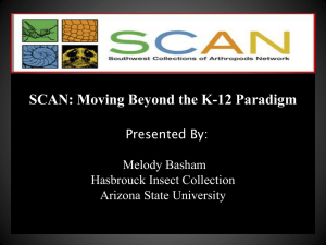 SCAN Education and Outreach Presentation
