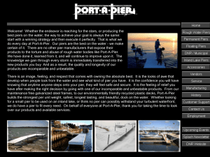 Home Page - Port-A-Pier
