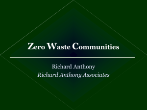 Zero Waste Communities