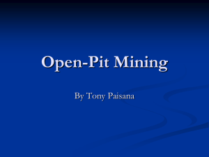 Open-Pit Mining