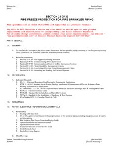 Section Number - Pentair Thermal Management