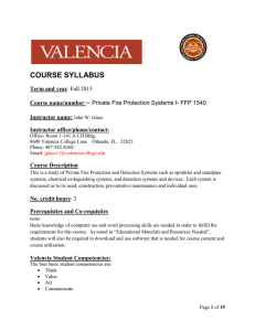 Course Syllabus - Valencia College