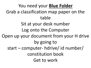 Constitution Book computer Lab directions