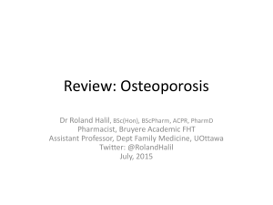 Review: Osteoporosis