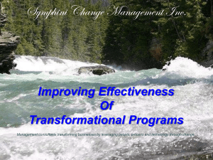 PowerPoint PDF - Symphini Change Management Inc.