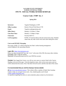 sw175: social work senior seminar