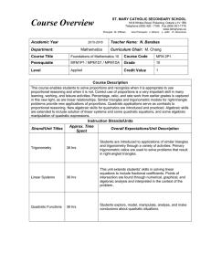 Course Overview