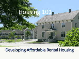 Developing affordable rental housing