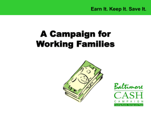 A Campaign for Working Families