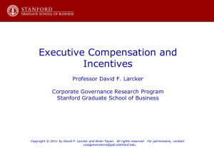 stock-price based - Stanford Graduate School of Business