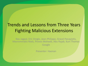 Trends and Lessons from Three Years Fighting Malicious Extensions